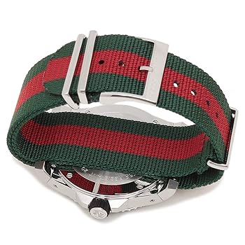 日本のヤシの木GUCCI アナログ腕時計 グリーン/レッド/ブラック Amazon.co.jp: [グッチ]腕時計 メンズ GUCCI YA136209 45MM